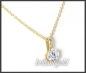 Preview: 585 Gold Brillant Collier 0,272ct, VS1; EGL Zertifikat